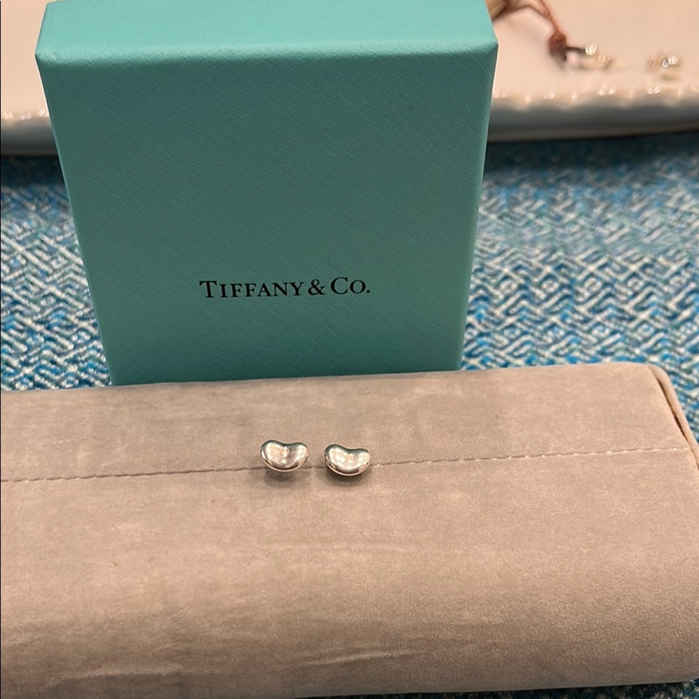 Tiffany & Co. Silver Bean Earrings
